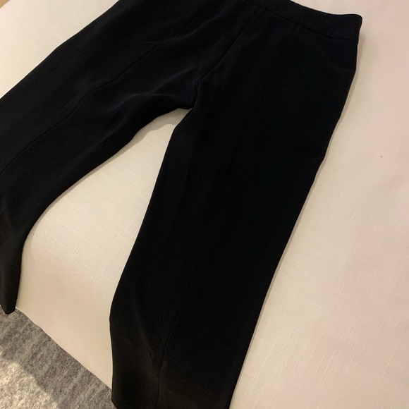 Alexis Wide Leg Split Seam Pants Black - Picture 9 of 10